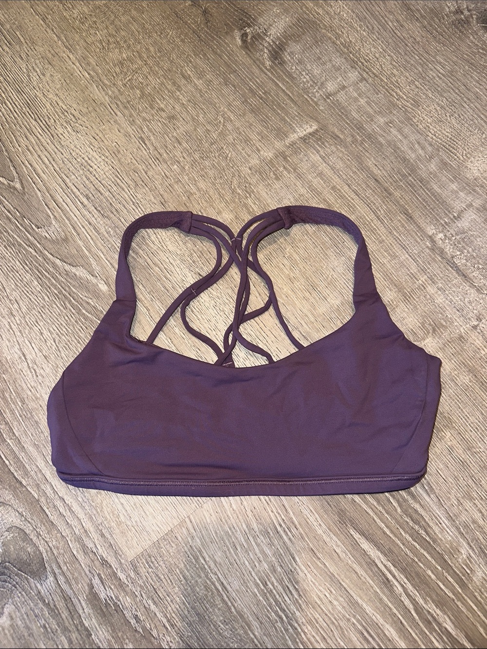 Lululemon Strappy Sports Bra - Plum